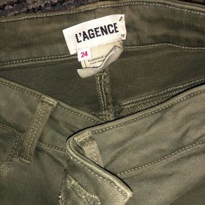 LAGENCE cargo denim jeans (full size jeans, just cut off in the picture)